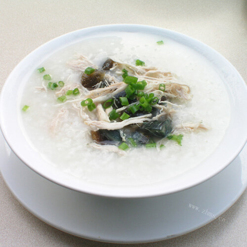 营养的瘦肉香菇粥