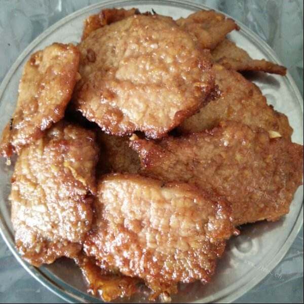 美味的自制香煎猪排