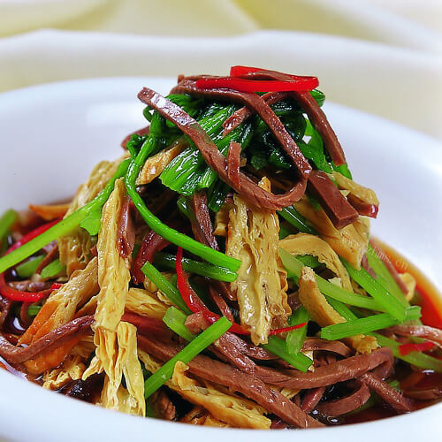 好吃的腐竹秋耳炒肉