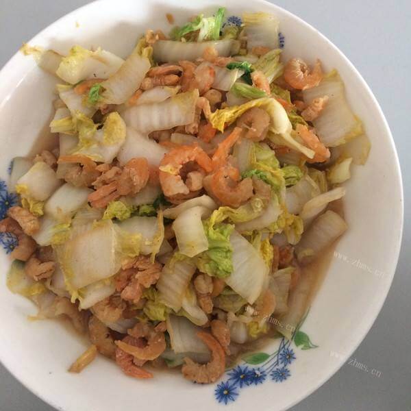 美味青菜海米年糕