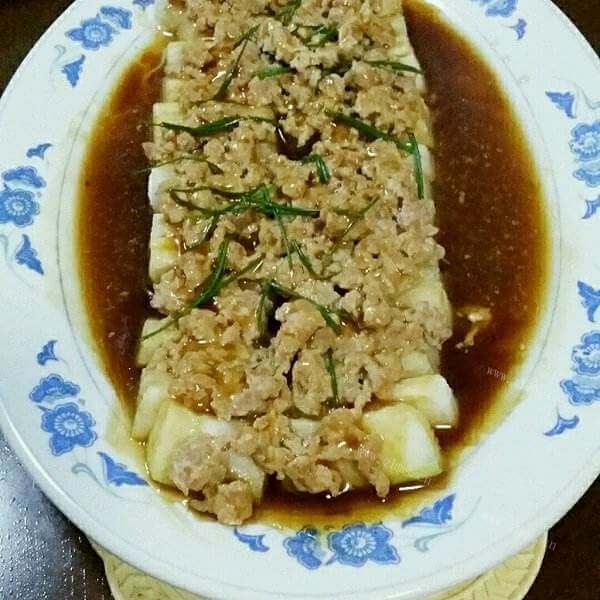 纯纯的清蒸肉