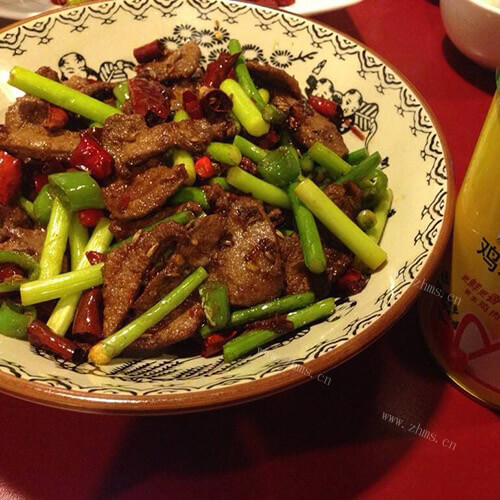 美味猪肝炒山药
