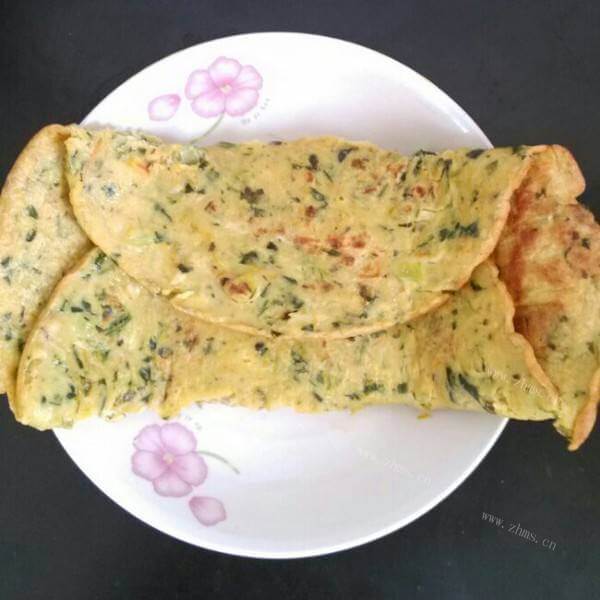 萝卜香菇鸡蛋饼