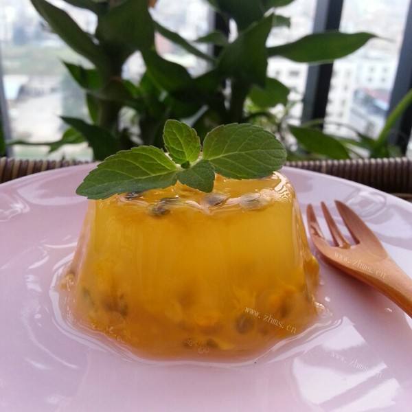 好吃的百香果果冻