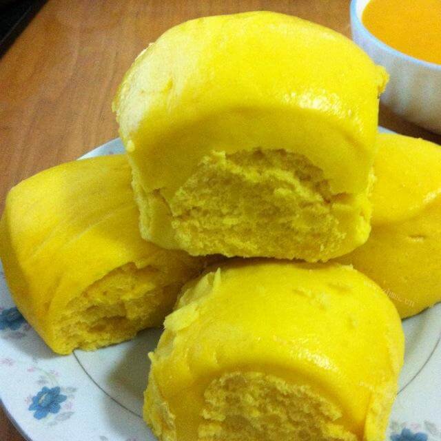 美味的南瓜小猴子馒头