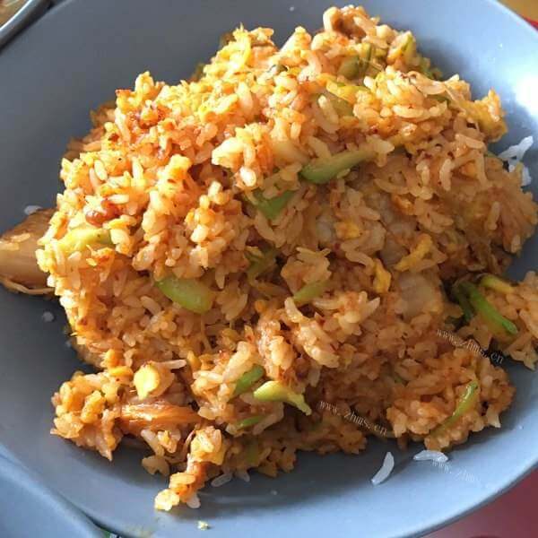 家常泡菜五花肉炒饭