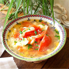 口感清爽的西红柿鸡蛋汤