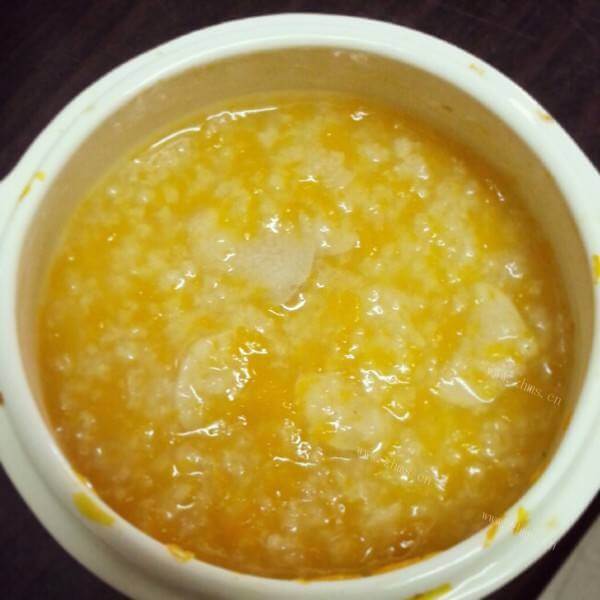 美味的山药南瓜糯米糊