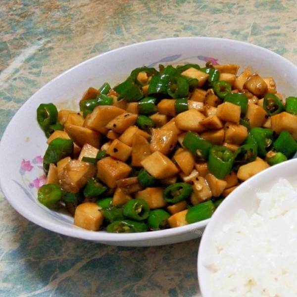 素炒杏鲍菇丁