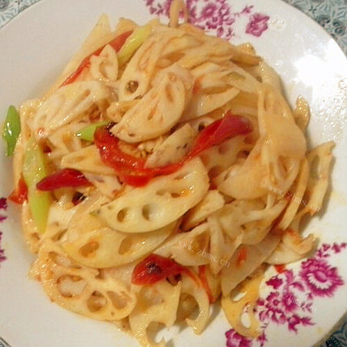 美味的泡椒梨藕双脆