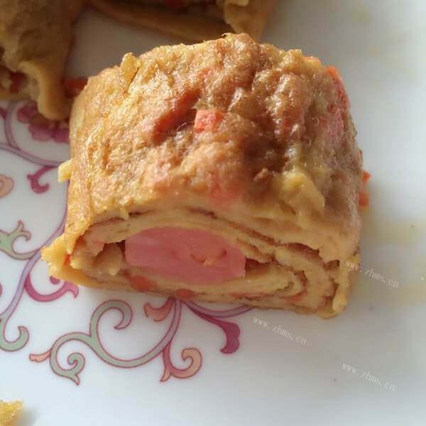 美味的苹果胡萝卜蛋烧