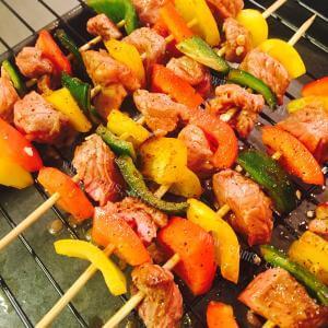 浓香鸡肉串烧