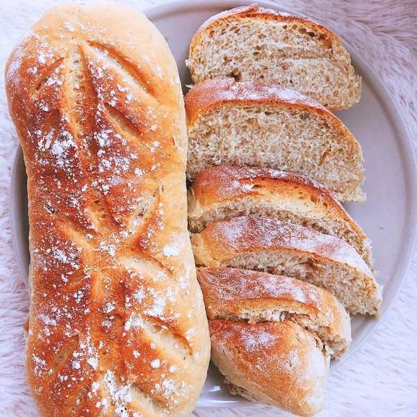 美味脆底燕麦面包