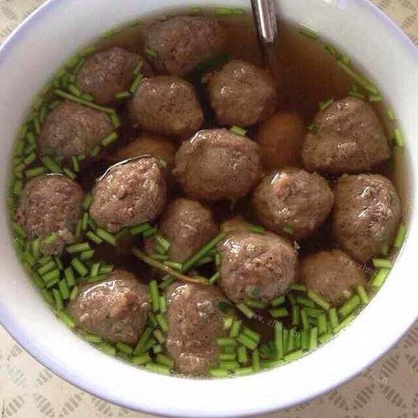 自制藜麦牛肉丸子 