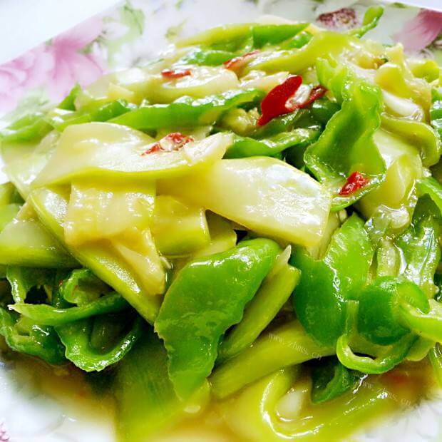 好吃的素炒葫芦瓜 