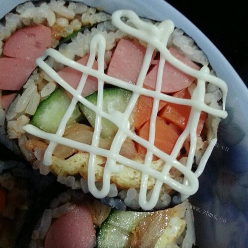美味的宝宝辅食嫩豆腐寿司卷