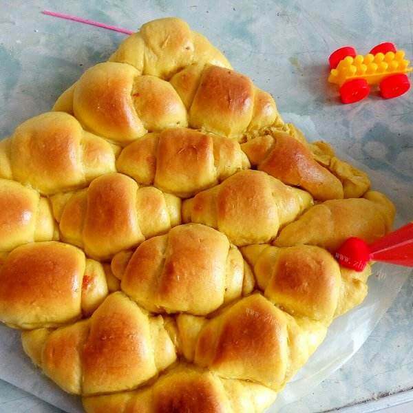  美味的胡萝卜椰香面包