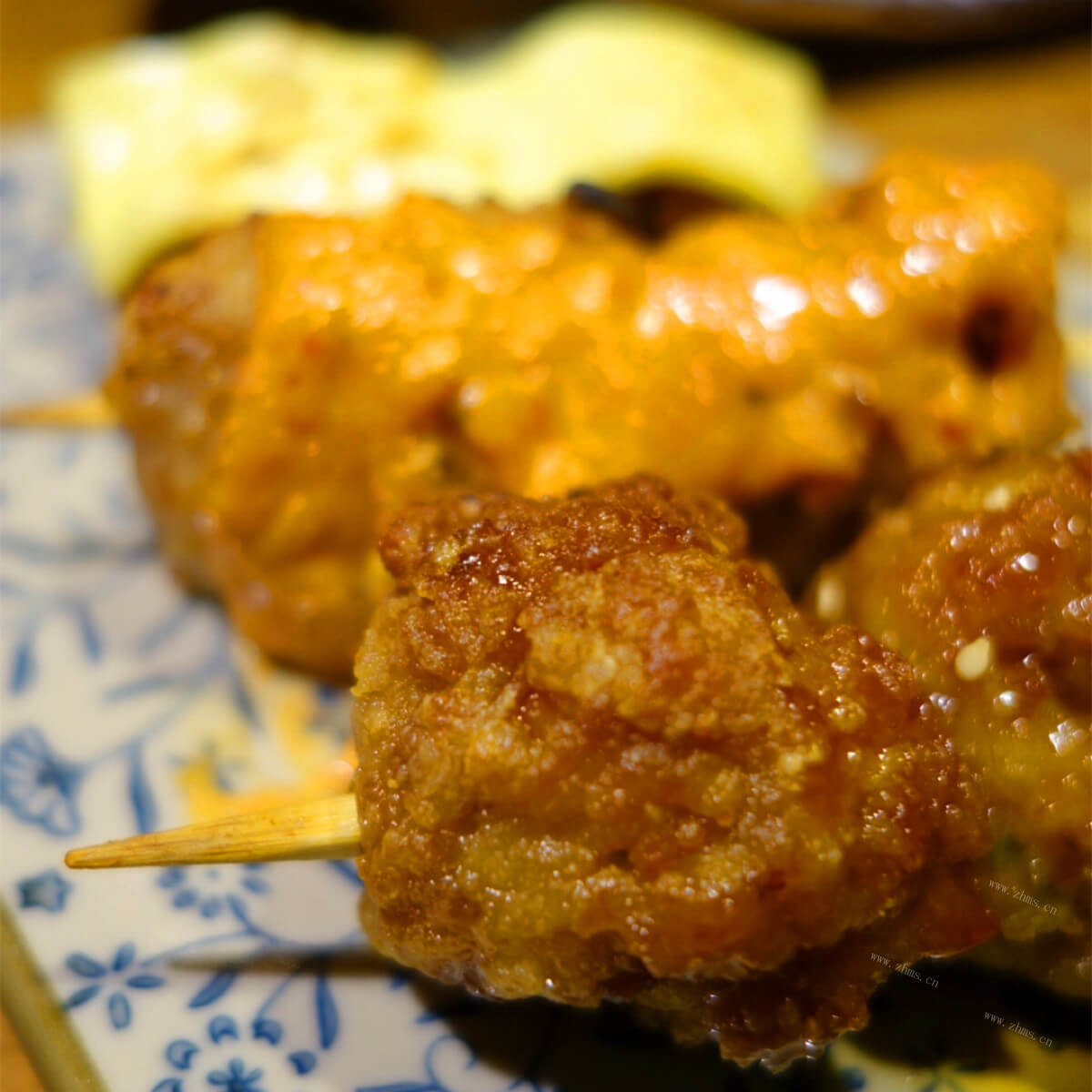 美味的自制炸串串