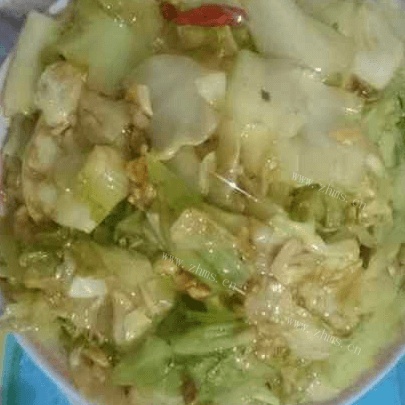 家常菜手撕包菜做法图解3)