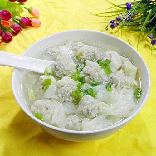 好吃的猪肉馅云吞