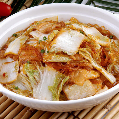 家常煎白菜肉圈