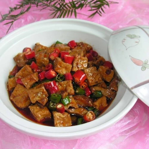 好吃的炖酱香豆腐