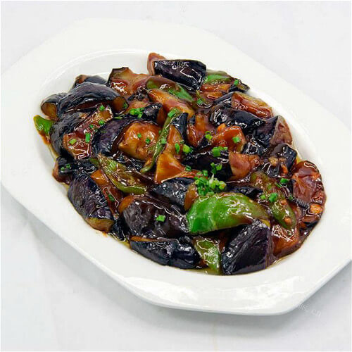 美味的油焖茄子