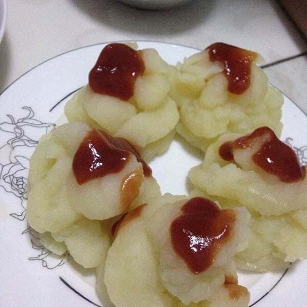 美味的番茄土豆泥饼