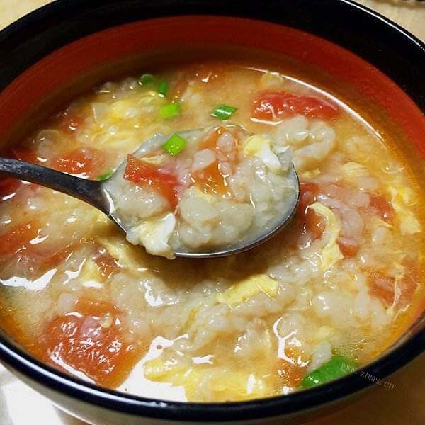 美味的快速早餐疙瘩汤
