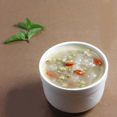 清热爽口的绿豆冰糖饮