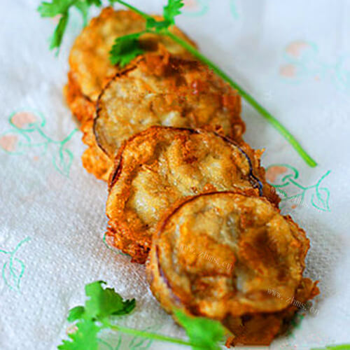 美味油炸茄子盒
