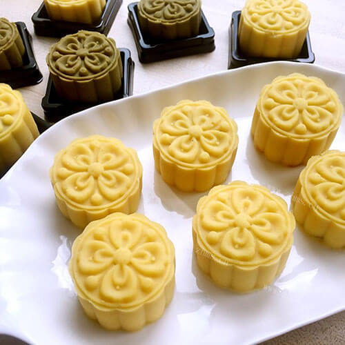 消暑美食快手绿豆糕