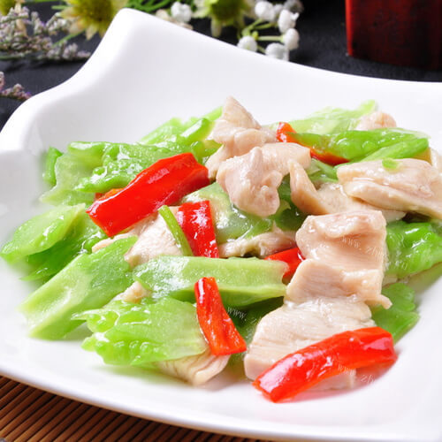 美味葱香苦瓜炒肉