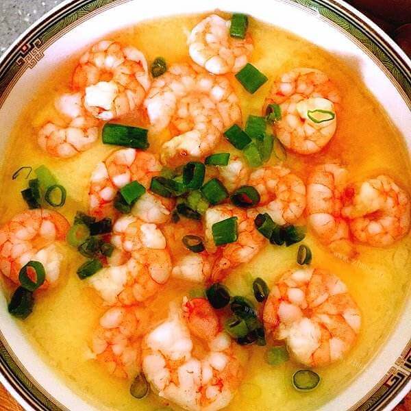 营养虾仁豆腐鸡蛋羹