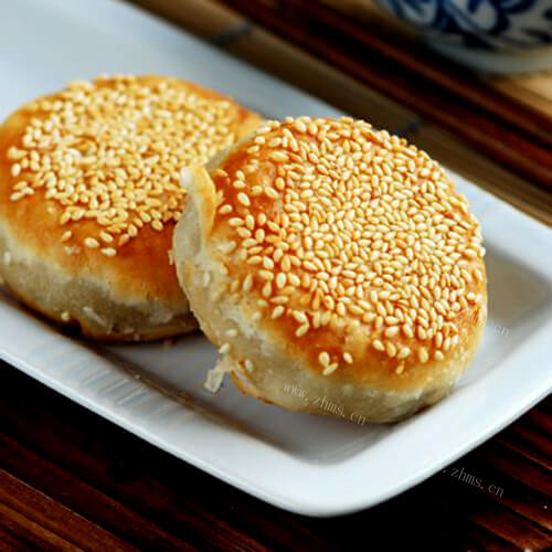 好吃的油煎糖酥饼