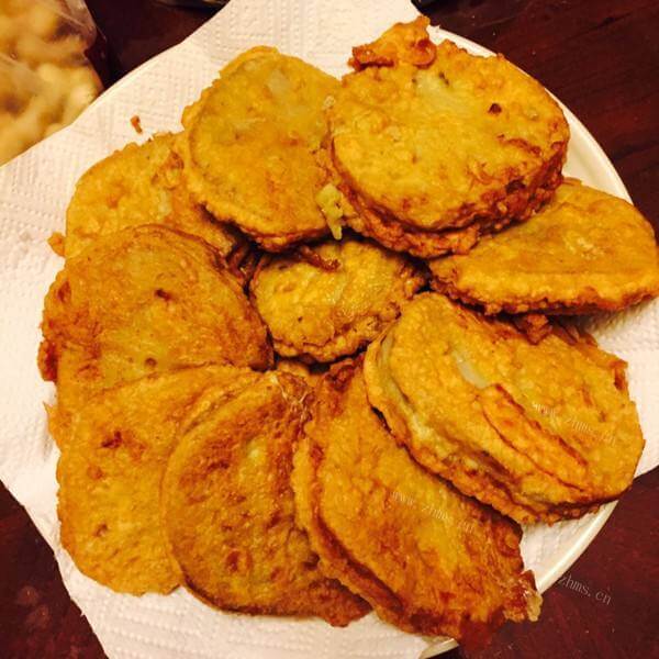 节日美食元宵节炸藕盒