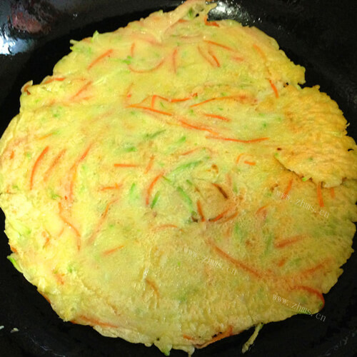 美味炸香菇红萝卜肉饼