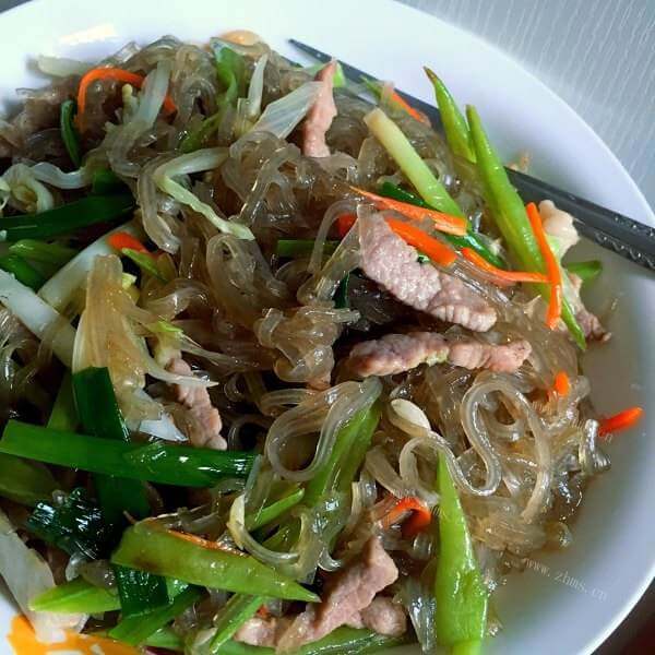 好吃的炒薯粉