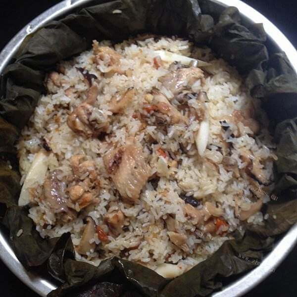 美味荷叶肉包饭