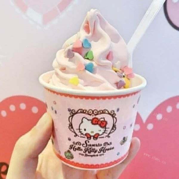香甜柠檬牛奶冰淇淋