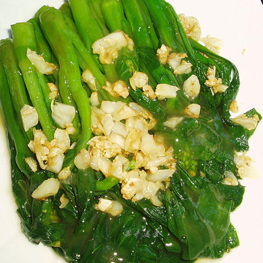 家常的蚝油油菜花