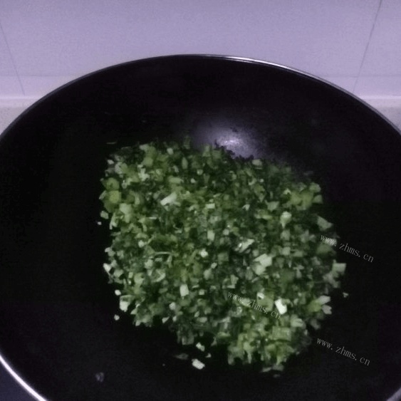 美味的冲菜做法图解3)