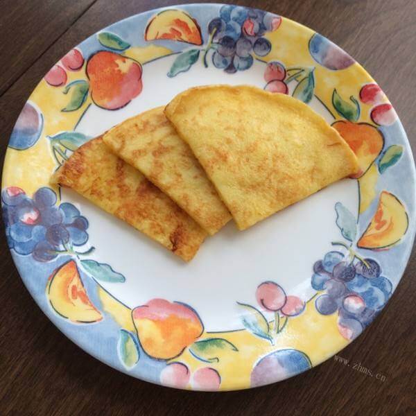 好吃的柠香牛奶蛋饼