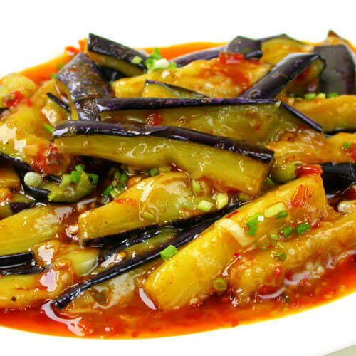 美味的孜然蒜香土豆茄子条