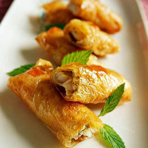 美味的豆腐衣包小黄鱼