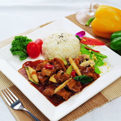秘制排骨咖喱米饭