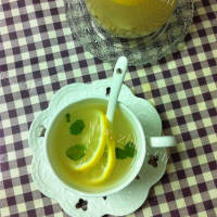 美味柠檬薏米蜂蜜水