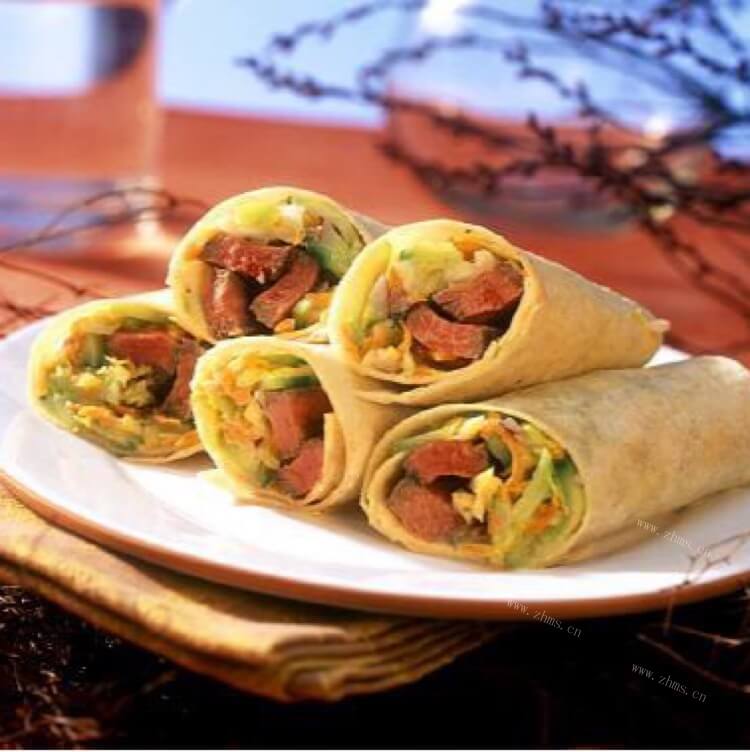 经典的包菜肉松煎饼