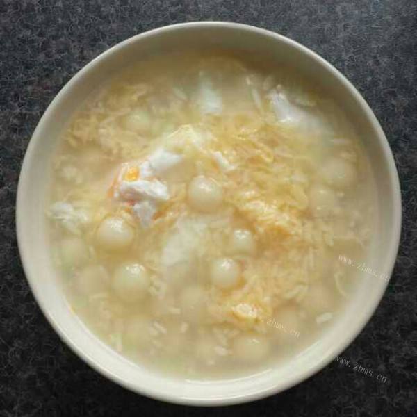 美味的酒酿蛋花粥