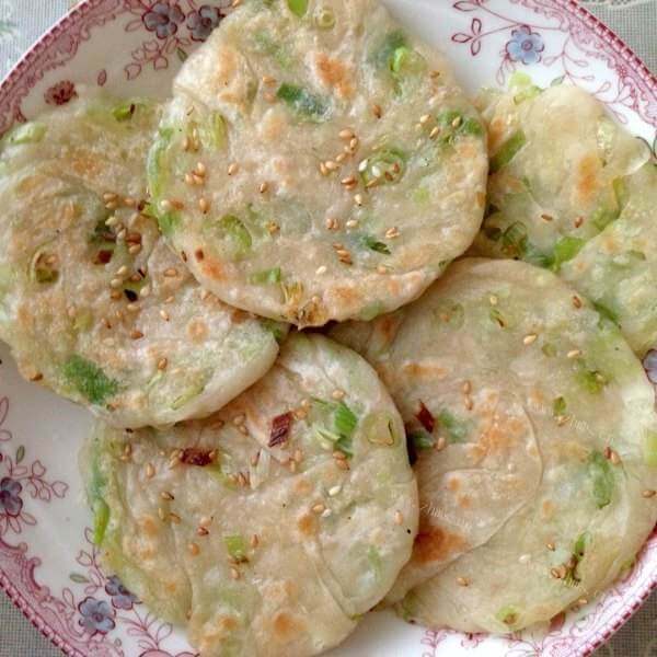 健康蔬菜汁葱花饼